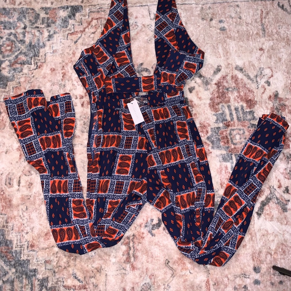 Sugar Lips Printed Jumpsuit - Picture 3 of 3